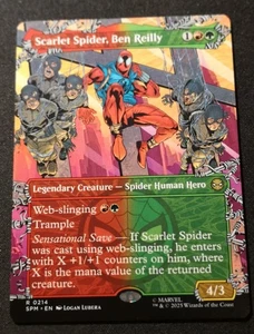 Scarlet Spider, Ben Reilly - Borderless - SPM - MTG - EN - NM - 0214 - Picture 1 of 1