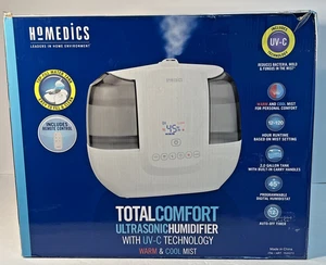 HoMedics TotalComfort Ultrasonic Humidifier w UV-C Technology warm & cool mist - Picture 1 of 23
