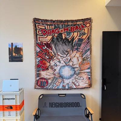 Son Goku Wall Rug Woven Rug Jacquard Fabric Anime Manga Saiyan Room - Image 1 of 3