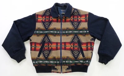 Rare Vintage PENDLETON High Grade Western Wear Navajo Aztec Native Jacket 90s M - Image 1 of 4