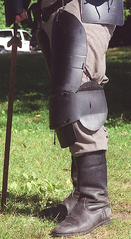 Leg Armor from Dark Victory Armory - SCA Legal LARP REN Medieval Fighting Gear - Image 1 of 1
