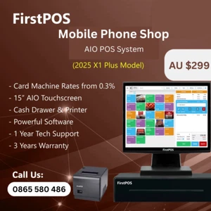 POS System for Mobile Shop– Touchscreen Till, Cash Register, Receipt Printer - Picture 1 of 8