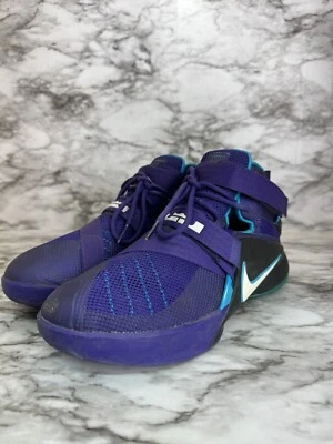 Nike Lebron Boys 7Y Youth Soldier 9 776471-501 Purple Basketball Shoes Sneakers - Image 1 of 4