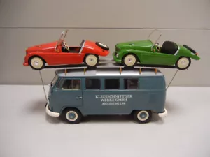 Schuco 1:18 Volkswagen VW T 1  Bus + 2x Kleinschnittger F 125, Limitiert - Bild 1 von 17
