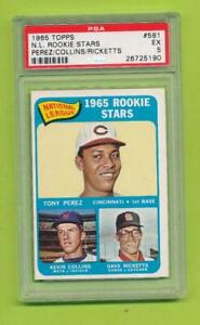 1965 Topps Rookies - Tony Perez (#581)  Cincinnati Reds  PSA 5 EX