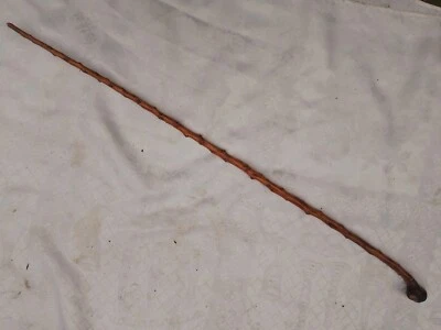 ANCIENNE CANNE ENFANT EN BAMBOU - Photo 1/4