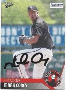 2004 Nashville Sounds Mark Corey Signed Card - Picture 1 of 1