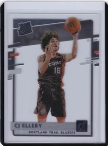 2020-21 Clearly Donruss Base Rated Rookie #83 CJ Elleby - Trail Blazers - Picture 1 of 1