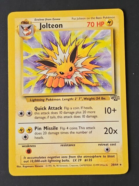 Preços baixos em Jogos de cartas individuais colecionáveis Pokémon TCG Jungle  em inglês