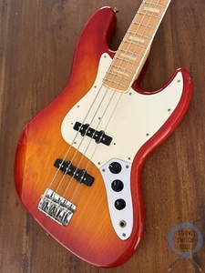 Fender Jazz Bass, ‘75-US, Light Amber Sunburst, 2005, RARE COLOUR/MODEL - Picture 1 of 18