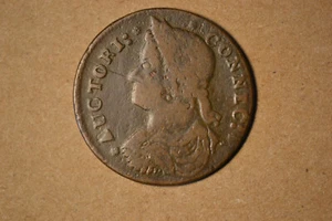 1787 Draped Bust Left Connecticut Colonial- Very Fine - Picture 1 of 6
