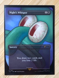 Night's Whisper - Near Mint - Secret Lair X SpongeBob - NM Nonfoil MTG - Bild 1 von 1