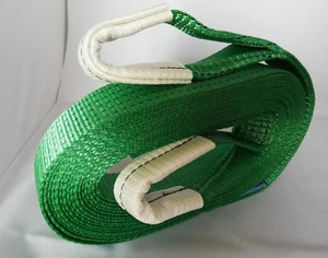 NUOVO HEAVY DUTY 10M 4X4 RECUPERO VERRICELLO CORDA TRAINO CINGHIA ALBERO STROP 5 TON FUORISTRADA - Foto 1 di 3