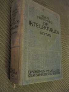 1911 GRETE MEISEL-HESS Jewish Feminist 1st Edition German "DIE INTELLEKTUELLEN" - Picture 1 of 7