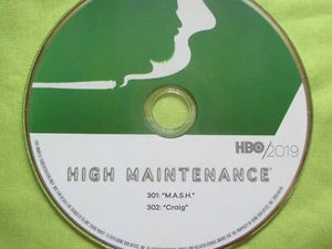 High Maintenance 2019 HBO NEW DVD Comedy Series TV SHOW EMMY FYC SCREENER - Imagen 1 de 1