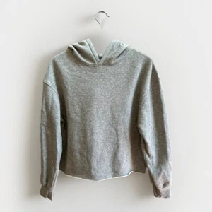 Art Class by Target Girls Cropped Gray Fleece Hooded Sweatshirt Size XXL (18) - Picture 1 of 7