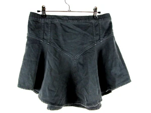 Aerie Mini Skirt Women M Black Denim 29-787 - Picture 1 of 10