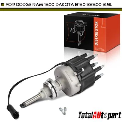 Ignition Distributor w/ Cap & Rotor for Dodge Dakota Ram 1500 B1500 B2500 3.9L - Image 1 of 4