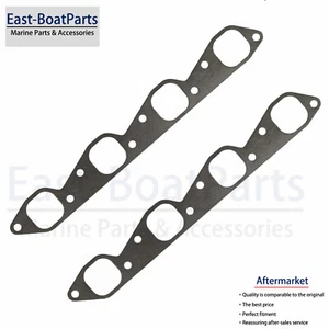 Junta colector de escape nueva Volvo Penta 7,4 L 8,1 L 3852472 2 piezas - Imagen 1 de 7