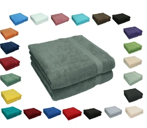 Betz lot de 2 serviettes à sauna Premium: 70 x 200 cm, 100% coton