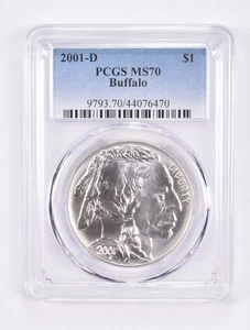 MS70 2001-D Buffalo Commemorative Silver Dollar PCGS *3536 - Picture 1 of 5