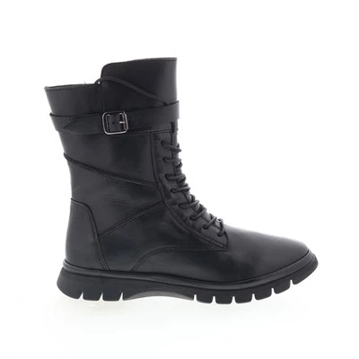 Botas de vestir informales Miz Mooz Deklan para mujer de cuero negro con cordones 38 Foto 1 de 4