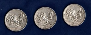 VITTORIO EMANUELE III 1914 LIRE 2 LOTTO DI 3 PEZZI QUALITA' BB/SPL - Picture 1 of 2