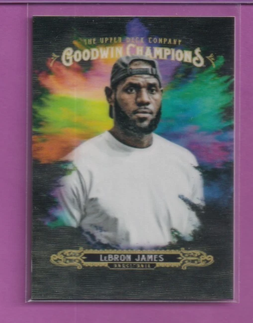 LEBRON JAMES  2018 Upper Deck Goodwin Champions Splash of Color 3D #LSLJ  $BV300 - Image 1 of 2