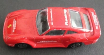 De colección Burago Porsche 959 Rojo Escala 1/43 Hecho en Italia - Modelo de coche de juguete!!! Foto 1 de 4