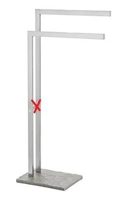 Portasciugamani WENKO Granite 20390100 - Immagine 1 di 4