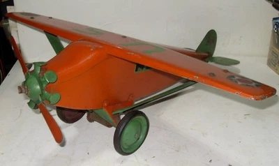 Antiguo avión Steelcraft vintage NX130 acero prensado años 20 23 1/2" de largo! Foto 1 de 4