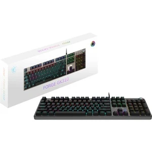 Forge GK310 RED UK Keyboard GK310 - Picture 1 of 7