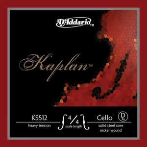 D'Addario Kaplan Cello Single D String , 4/4 Scale, Heavy Tension - Picture 1 of 4