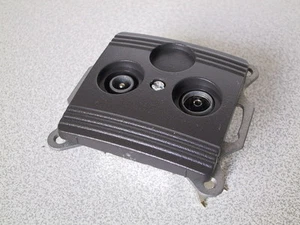 KOPP EBINORM Antennendose TV-RF Dose METROPOLIS anthrazit-schwarz UP 2-Loch - Bild 1 von 1