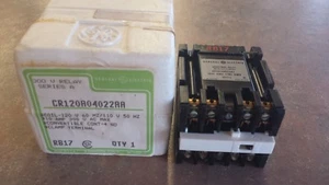 CR120A04022AA GE General Electric Industrial Relay 300 Volts AC 10 Amp - Picture 1 of 3