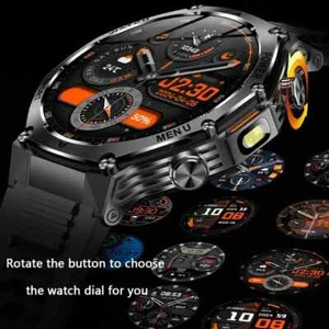 SGDDFIT Men's Smart Watch 1.7" HD Display, Wireless Calling Android & iPhone - Picture 1 of 10