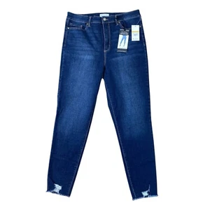 NWT Sofia By Sofia Vergara Womans Jeans Size 12 Curvy Skinny Ankle Hi Rise - Picture 1 of 4