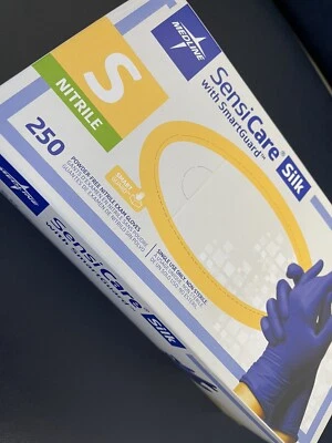 Luvas de nitrilo sem látex grau médico tamanho: pequeno - Imagem 1 de 4