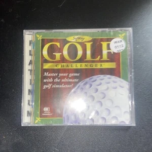 GOLF Simulator 3D CHALLENGER CD-ROM Dos 5.0 PC GAME 1996 SOFTKEY CORE - NEW - Picture 1 of 6