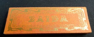 ANTIQUE CIGARETTE ROLLING PAPER ZAIDA EARLY 1900 TOBACCIANA COLLECTIBLE 019PFCDC - Imagen 1 de 1