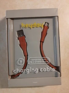 heyday 6' USB-C to USB-A Round Cable - Rose Pink - Picture 1 of 2