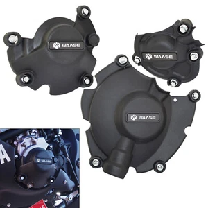 Engine Stator Clutch Pulse Cover Protector Set For YAMAHA YZF R1 M/S FZ10 MT-10 - Picture 1 of 10