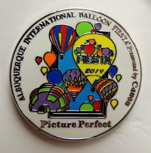 2019 EVENT PIN Albuquerque International BALLOON FIESTA "Picture Perfect" PIN - Picture 1 of 3
