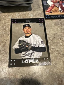 Tarjeta de béisbol Topps 2007 serie única 2 tarjetas traseras blancas 335-660 envío gratuito - Imagen 1 de 4