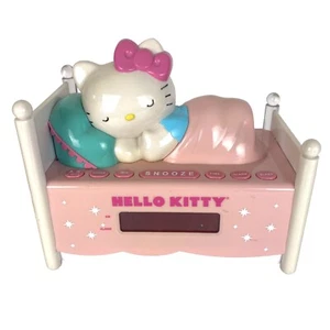 Hello Kitty AM FM Radio Alarm Uhr Nachtlicht 2012 getestet KT2052 - Bild 1 von 10