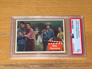 1956 Topps Bubbles Elvis Presley Series #51 PSA 7 Happy Homecoming - Picture 1 of 2