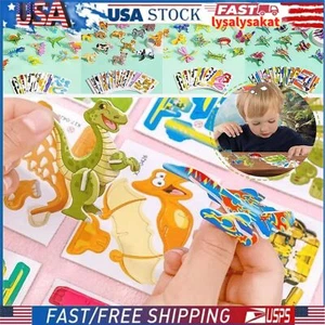 20x 3D Cartoon Puzzle-3D Jigsaw Puzzles Cartoon Educational Toys for Boys&Girls - Picture 1 of 16