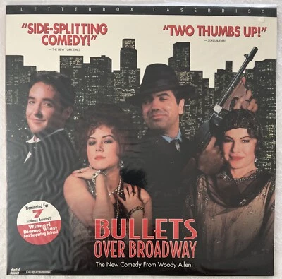 Bullets Over Broadway LD LaserDisc Letter Box Ed Cusack Tilly Tracey Ullman - Imagem 1 de 2