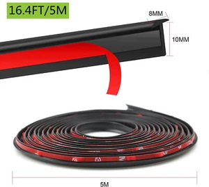 5M Sealing Strip Inclined T-shaped Edge Trim For Automobile Car Edge Trim Parts - Picture 1 of 11