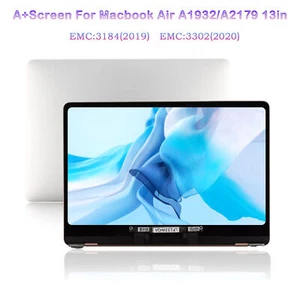 Conjunto de pantalla LCD plateado para Macbook Air 13" A2179 A1932 2019-2020 NUEVO - Imagen 1 de 6